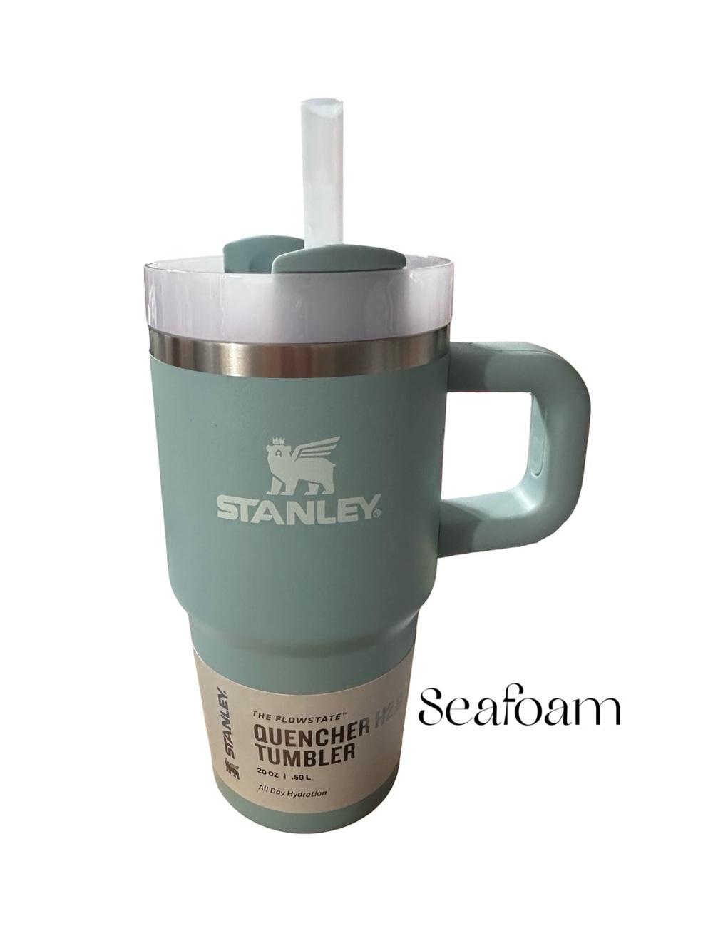 Stanley Quencher H2O 20 oz Tumbler “Seafoam”
